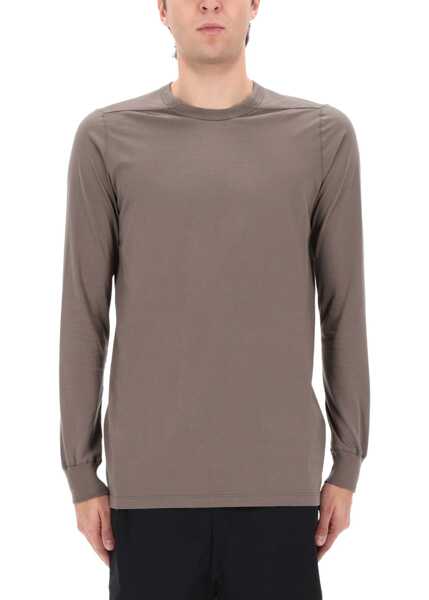 Tricouri Rick Owens Level Ls T-Shirt GREY Barbati (BM 19704866) 4