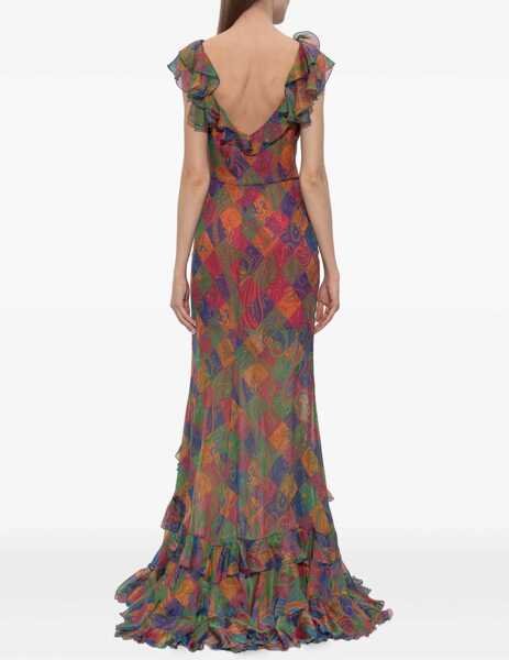 Rochii ETRO Long silk Dress X0854 Femei (BM 19705061) 4