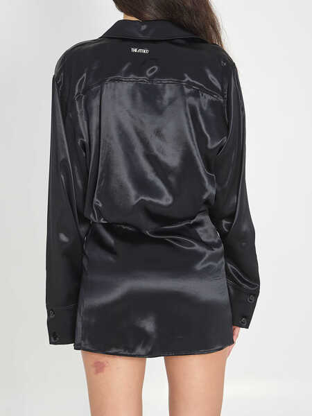 Rochii elegante THE ATTICO Mini Dress BLACK Femei (BM 19705067) 4