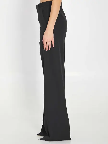 Pantaloni casual Balenciaga Tailored Wool Trousers BLACK Femei (BM 19705076) 3