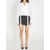 THE ATTICO And Black Mini Dress WHITE