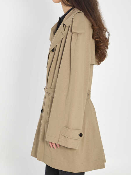 Geci de ploaie Balenciaga Short Cocoon Trench BEIGE Femei (BM 19705091) 3