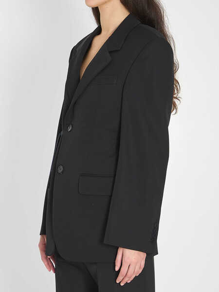 Jachete Balenciaga Tailored Wrap Jacket BLACK Femei (BM 19705094) 2