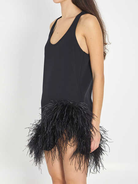 Rochii elegante THE ATTICO Mini Dress BLACK Femei (BM 19705097) 2