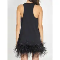 Rochii THE ATTICO Dama - Rochii elegante THE ATTICO Mini Dress BLACK Femei (BM 19705097) - B-mall.ro