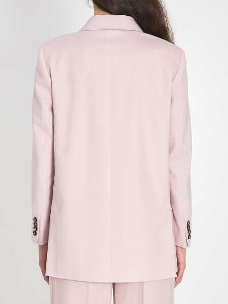 Jachete Max Mara Double-Breasted Ombrosa Jacket PINK Femei (BM 19705109) 4