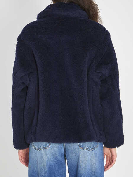 Paltoane Max Mara Cropped Teddy Coat BLUE Femei (BM 19705112) 4