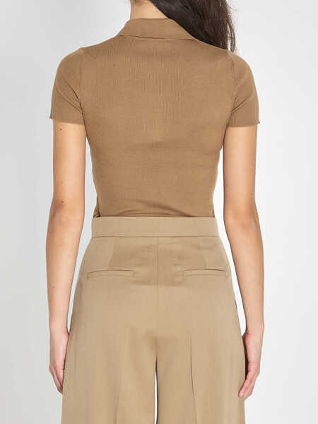 Tricouri Polo Max Mara Albero Polo BEIGE Femei (BM 19705115) 4