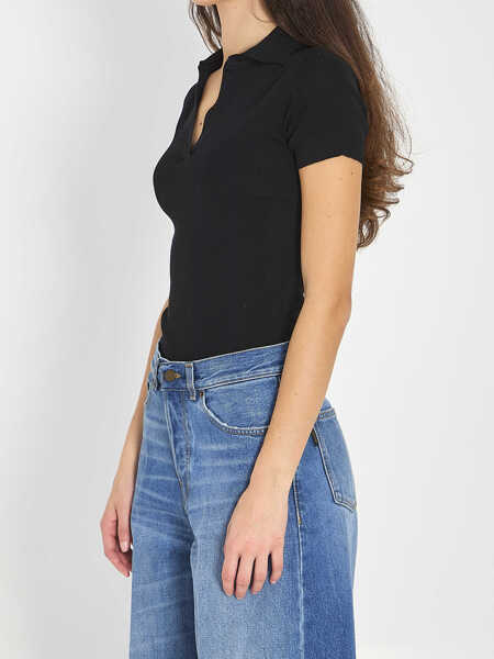 Tricouri Polo Max Mara Albero Polo BLACK Femei (BM 19705130) 2