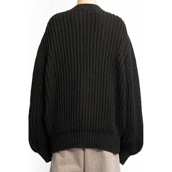 Cardigane LEMAIRE Lemaire Knit Cotton Cardigan Brown Barbati (BM 19705542) 2