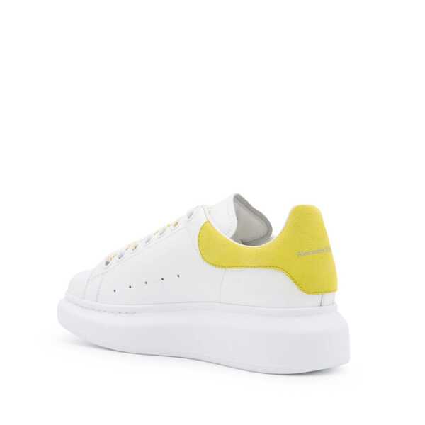 Sneakers Alexander McQueen Alexander McQueen Leather Oversized Sneakers White Femei (BM 19705551) 3