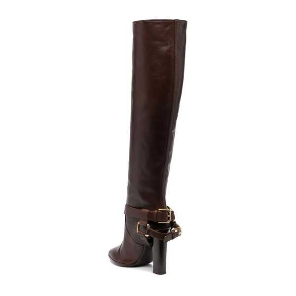 Bocanci Dolce & Gabbana Dolce & Gabbana Leather Knee Boots Brown Femei (BM 19705554) 3