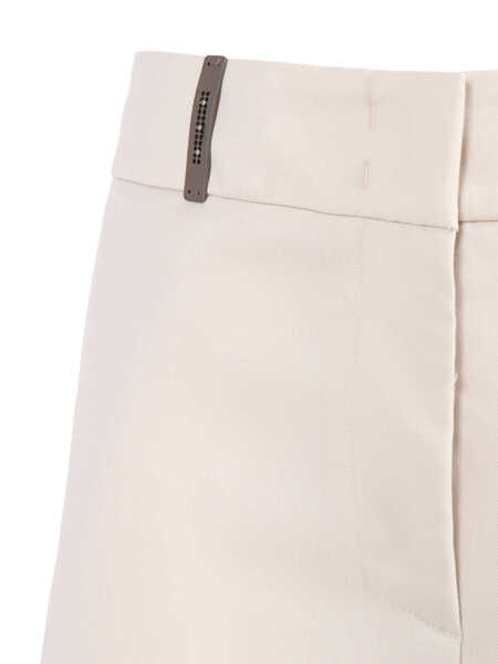 Pantaloni Peserico WOMAN TROUSERS Beige Femei (BM 19705611) 3