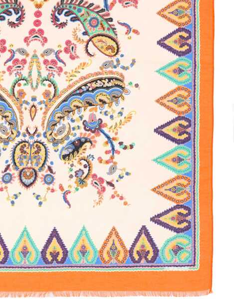 Esarfe ETRO Scarf With Floral Paisley Pattern MULTICOLOUR Femei (BM 19705643) 2