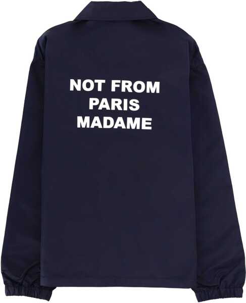 Jachete DRLE DE MONSIEUR Slogan Jacket BLUE Barbati (BM 19705655) 2