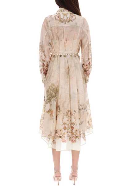 Rochii casual ZIMMERMANN Miidi Dress Memento IVORY Femei (BM 19705658) 3