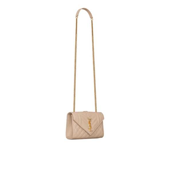 Genti de mana Saint Laurent Saint Laurent Envelope Small Bag Beige Femei (BM 19705683) 2