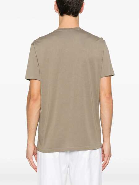 Tricouri Tom Ford Lyocell And Cotton T-Shirt GREEN Barbati (BM 19705691) 4