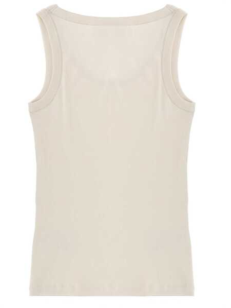 Bluze Fabiana Filippi Cotton Tank Top IVORY Femei (BM 19705715) 2