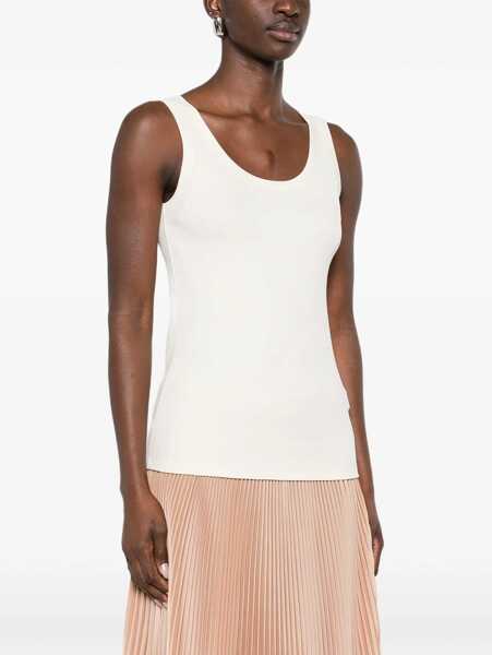 Bluze Fabiana Filippi Cotton Tank Top IVORY Femei (BM 19705715) 3