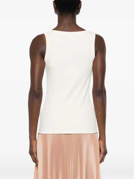 Bluze Fabiana Filippi Cotton Tank Top IVORY Femei (BM 19705715) 4