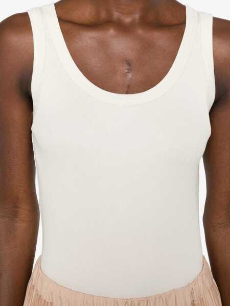 Bluze Fabiana Filippi Cotton Tank Top IVORY Femei (BM 19705715) 5