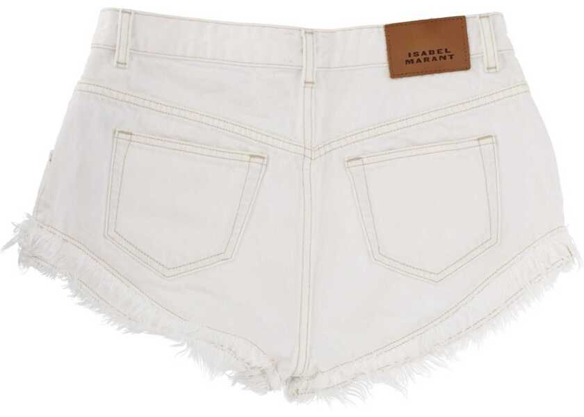 Pantaloni scurti Isabel Marant Shorts Endeidala WHITE Femei (BM 19705727) 2