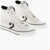 Converse All Star Cotton Player 76 High Top Sneakers With Leather Det White