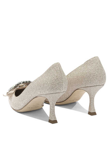 Pantofi cu toc Jimmy Choo Auria 70 mm pump Gold Femei (BM 19705797) 4