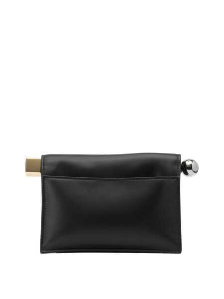 Genti plic JACQUEMUS La Petite Rond Carr Clutch Bag Black Femei (BM 19705806) 3