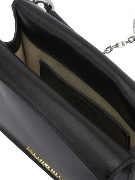 Genti plic JACQUEMUS La Petite Rond Carr Clutch Bag Black Femei (BM 19705806) 5