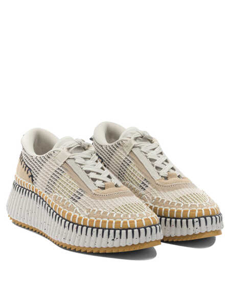 Sneakers Chloe Nama Sneakers Beige Femei (BM 19705833) 2