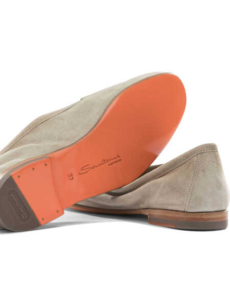 Mocasini Santoni Carla loafers Beige Femei (BM 19705887) 5