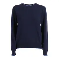 Pulovere casual CREW NECK WITH CONTRASTING EDGES Femei