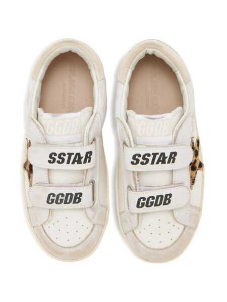 Sneakers Golden Goose OLD SCHOOL NAPPA AND LEATHER UPPER HORSY STAR SUEDE HEEL White Fete (BM 19705899) 3