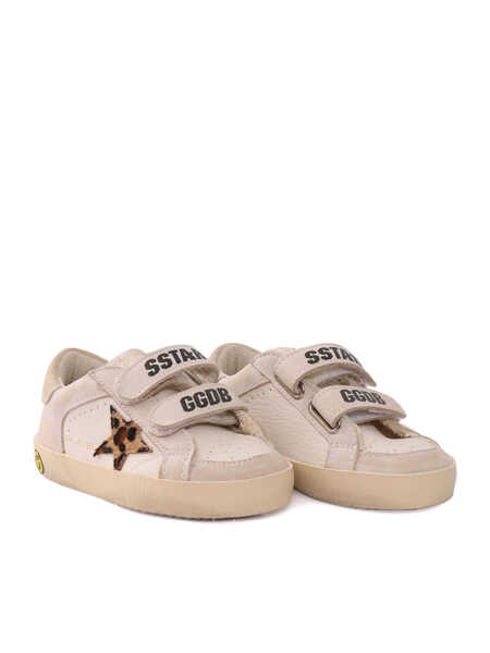 Sneakers Golden Goose OLD SCHOOL NAPPA AND LEATHER UPPER HORSY STAR SUEDE HEEL White Fete (BM 19705908) 2
