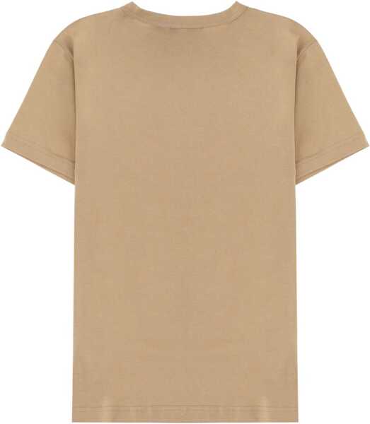 Tricouri Fabiana Filippi Cotton T-Shirt BEIGE Femei (BM 19705967) 2