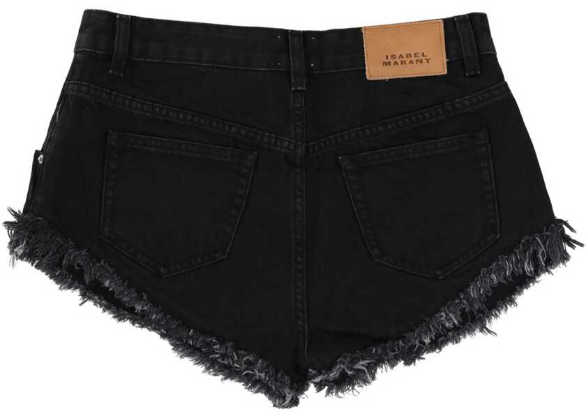 Pantaloni scurti Isabel Marant Shorts Endeidala BLACK Femei (BM 19705982) 2