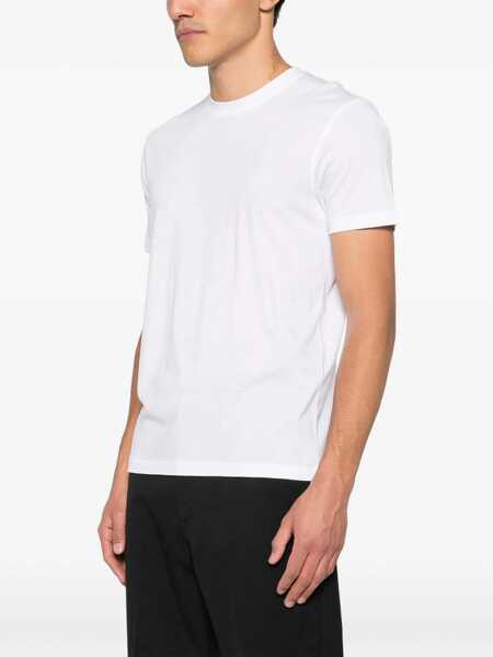 Tricouri Tom Ford Lyocell And Cotton T-Shirt WHITE Barbati (BM 19705991) 3