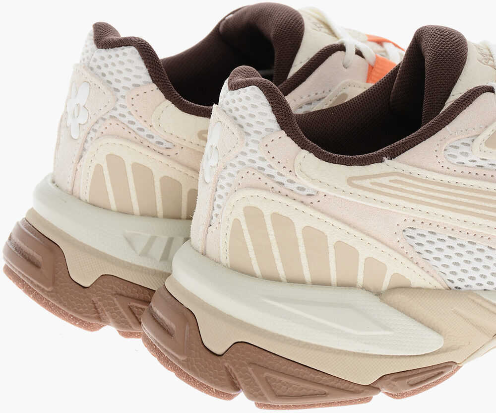 Sneakers PUMA Perforated Leather And Fabbric Velophasis Low-Top Sneakers Beige Barbati (BM 19706060) 2