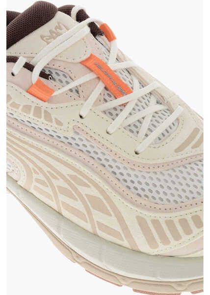 Sneakers PUMA Perforated Leather And Fabbric Velophasis Low-Top Sneakers Beige Barbati (BM 19706060) 4