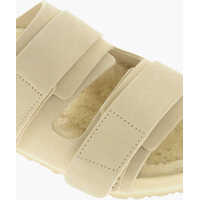 Sandale Birkenstock pentru Barbati - Sandale Birkenstock Tekla Suede Sandals With Fur Inner Beige Barbati (BM 19706069) - B-mall.ro