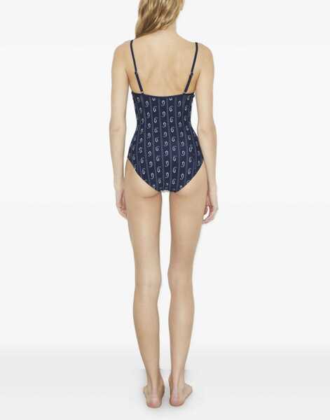 Costume de baie intregi Tory Burch One Piece Swimsuit With Paisley Print BLUE Femei (BM 19706099) 4