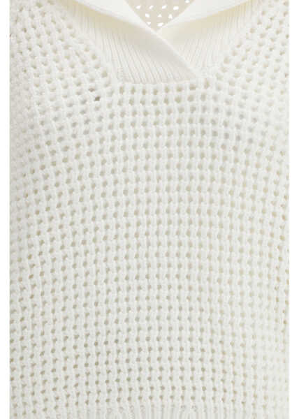 Pulovere casual Brunello Cucinelli Shirt collar Jumper PANAMA Femei (BM 19706582) 3