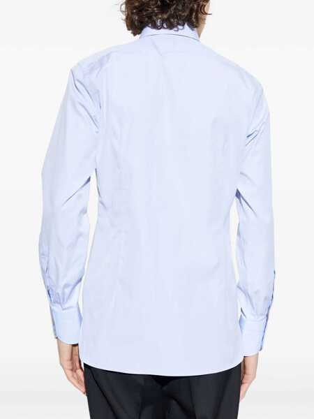 Camasi casual Tom Ford Cotton Shirt BLUE Barbati (BM 19706597) 4