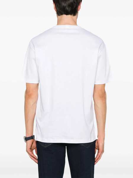 Tricouri Giorgio Armani T-Shirt With Logo WHITE Barbati (BM 19706600) 3