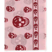 Esarfe Alexander McQueen Dama - Esarfe Alexander McQueen Skull Foulard PINK/RASPBERRY Femei (BM 19706639) - B-mall.ro