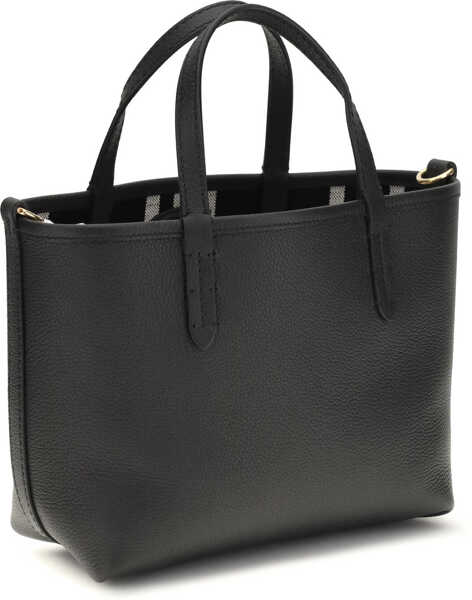 Genti de umar Burberry Reversible medium Bloomsbury Tote Bag BLACK/BLACK CALICO Femei (BM 19706648) 3