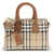 Burberry Mini Check Bowling Handbag BRIAR BROWN