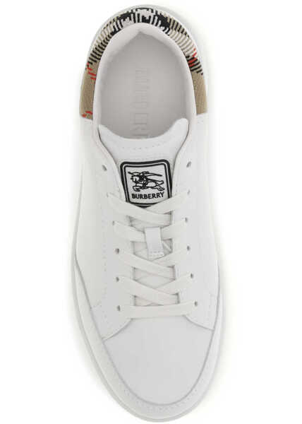 Sneakers Burberry Leather Set Sneakers P. WHITE/SAND IP CHK Femei (BM 19706657) 4